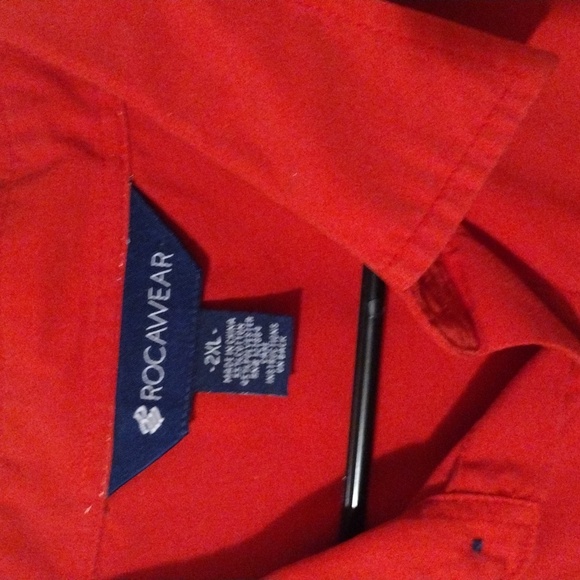 Red button up - Picture 2 of 6